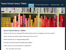 Tablet Screenshot of librarytidbits.weebly.com