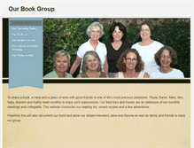 Tablet Screenshot of ourbookgroup.weebly.com