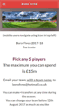 Mobile Screenshot of borofives.weebly.com