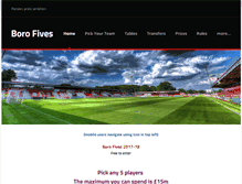 Tablet Screenshot of borofives.weebly.com