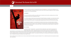 Desktop Screenshot of downloadthekaratekidinhd.weebly.com