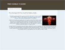 Tablet Screenshot of freediablo3guide.weebly.com