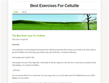 Tablet Screenshot of bestexercisesforcellulite.weebly.com