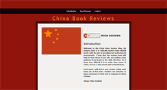 Desktop Screenshot of chinabookreviews.weebly.com
