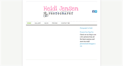 Desktop Screenshot of photobyheidi.weebly.com