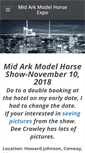 Mobile Screenshot of midarkmodelhorseexpo.weebly.com