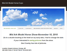 Tablet Screenshot of midarkmodelhorseexpo.weebly.com