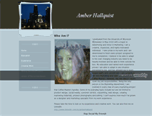 Tablet Screenshot of amberhallquist.weebly.com