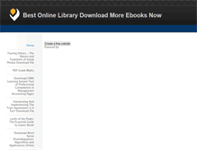 Tablet Screenshot of listenebooksat.weebly.com