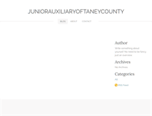 Tablet Screenshot of juniorauxiliaryoftaneycounty.weebly.com