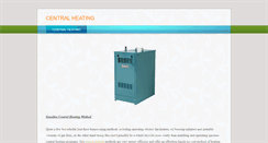 Desktop Screenshot of centralheating1.weebly.com