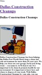 Mobile Screenshot of dallascleaning.weebly.com