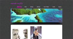 Desktop Screenshot of mariahweekly.weebly.com