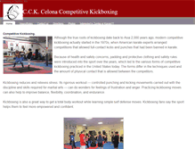 Tablet Screenshot of cckickboxing.weebly.com