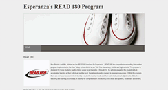 Desktop Screenshot of esperanzasread180.weebly.com