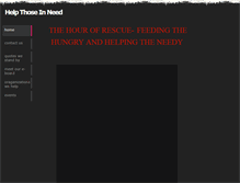 Tablet Screenshot of help-thoseinneed.weebly.com