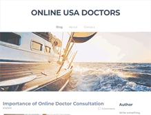 Tablet Screenshot of onlineusadoctors.weebly.com