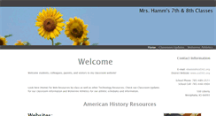 Desktop Screenshot of mrshamm.weebly.com
