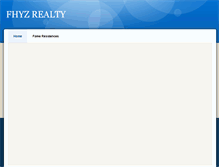 Tablet Screenshot of fhyzrealty.weebly.com