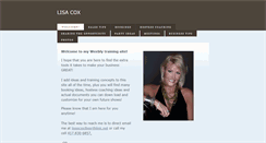 Desktop Screenshot of lisacox.weebly.com