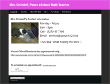 Tablet Screenshot of cchrist.weebly.com