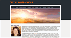 Desktop Screenshot of digitalimmersion2011.weebly.com