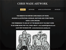 Tablet Screenshot of chriswadeart.weebly.com
