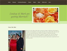 Tablet Screenshot of lindsayandmark.weebly.com