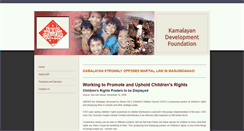 Desktop Screenshot of kamalayandevelopmentfoundation.weebly.com
