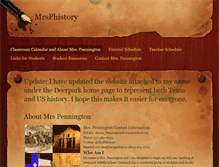 Tablet Screenshot of mrsphistory.weebly.com