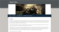 Desktop Screenshot of algesansblog.weebly.com