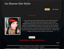 Tablet Screenshot of jenhairstylist.weebly.com