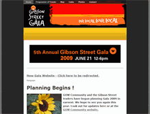 Tablet Screenshot of gibsonstgala09.weebly.com