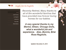 Tablet Screenshot of angelsareusragdolls.weebly.com