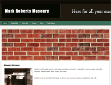 Tablet Screenshot of markrobertsmasonry.weebly.com