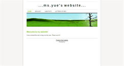 Desktop Screenshot of msyuescience.weebly.com