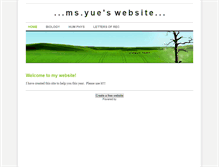 Tablet Screenshot of msyuescience.weebly.com