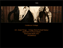 Tablet Screenshot of odditoriumvintage.weebly.com