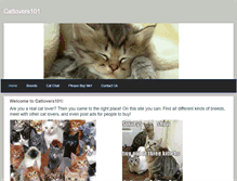 Tablet Screenshot of catlovers101.weebly.com