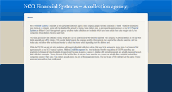 Desktop Screenshot of ncofinancialsystems.weebly.com