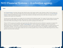 Tablet Screenshot of ncofinancialsystems.weebly.com