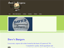 Tablet Screenshot of davesburgers.weebly.com
