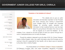 Tablet Screenshot of gjcchirala.weebly.com