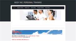 Desktop Screenshot of bodyinctraining.weebly.com