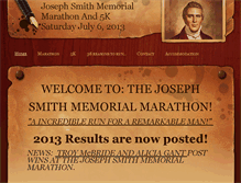 Tablet Screenshot of josephsmithmemorialmarathon.weebly.com