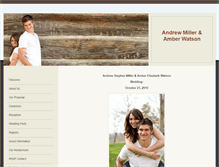 Tablet Screenshot of andyandamber.weebly.com