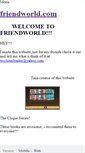 Mobile Screenshot of friendworld.weebly.com