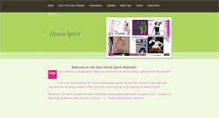 Desktop Screenshot of dancespirit.weebly.com