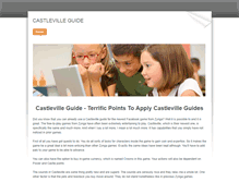 Tablet Screenshot of bestcastlevilleguide.weebly.com