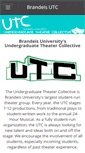 Mobile Screenshot of brandeisutc.weebly.com